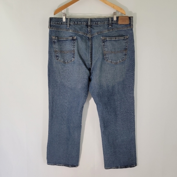 Denizen Levis Men's 285 Relaxed Medium Wash Jeans Size W 42 L 30 - Picture 4 of 11
